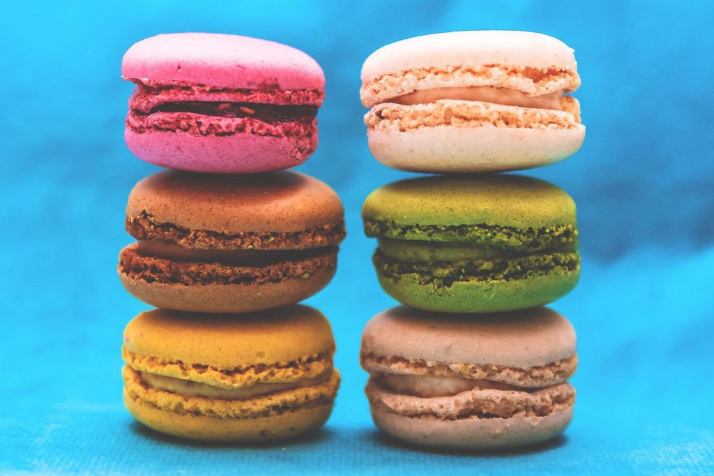 Colourful macarons
