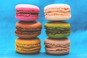 Colourful macarons