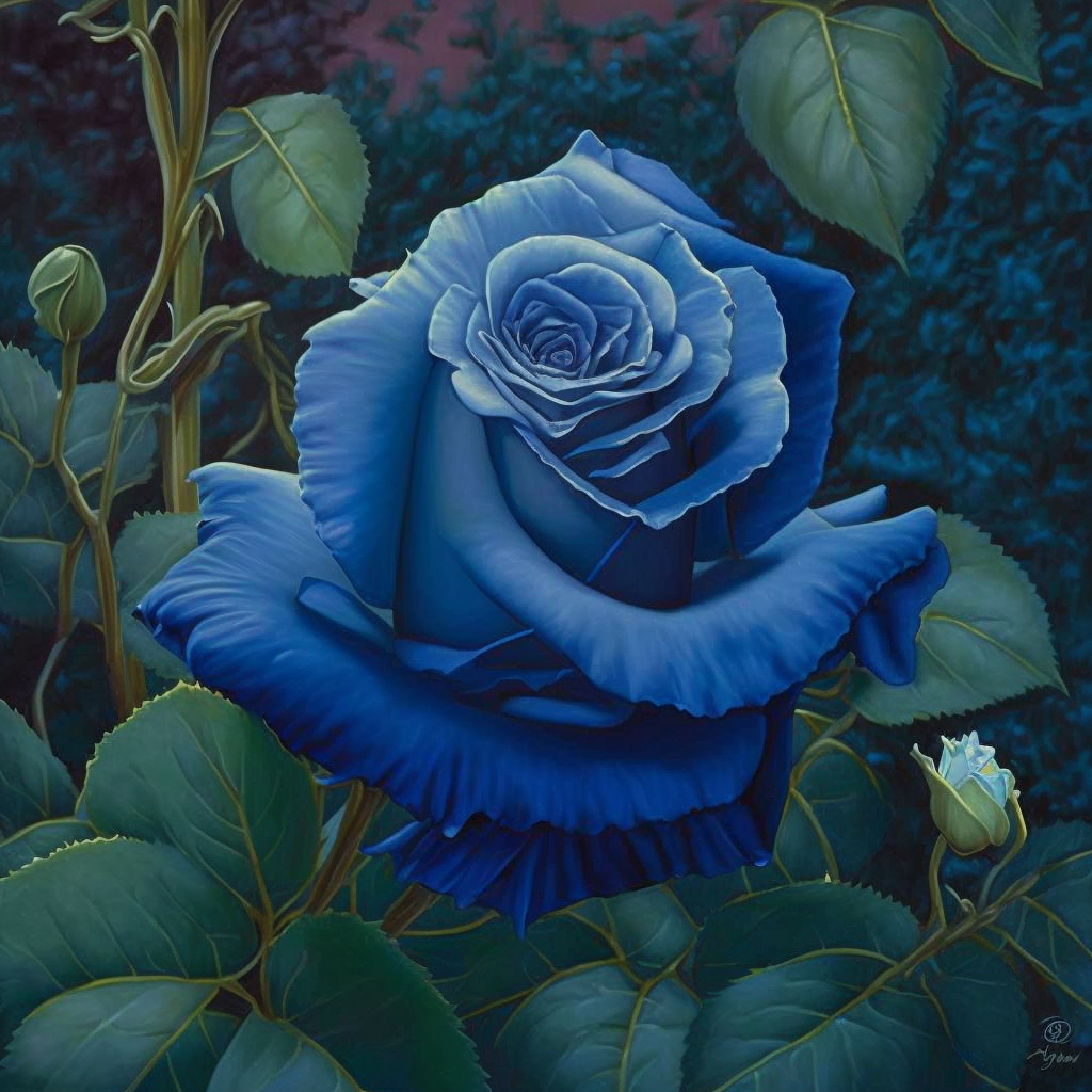 This image has an empty alt attribute; its file name is flower_garden_twilight_blue_rose_spring_466c7005-922b-45b0-b927-79324b1c54f2.png