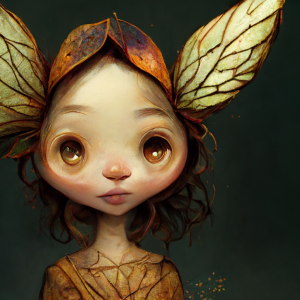 Hazeline, the hazelnut fae