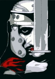A portrait of a human Ur’Guard, by Iljali