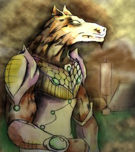 loboshigaru warrior, by Gelo