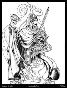 Blessed Knight, by Ehecatl