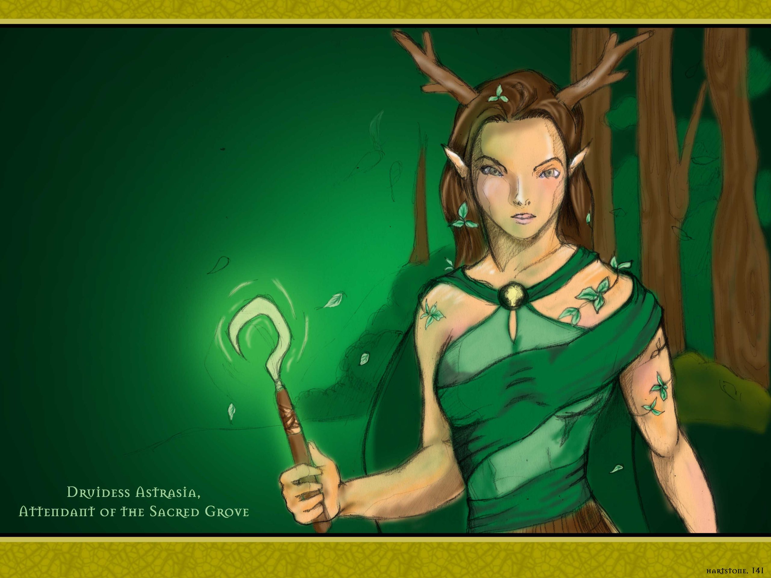 Druidess Astrasia, by Gelo