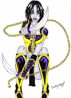 Grench Maiden of War - Lusternia