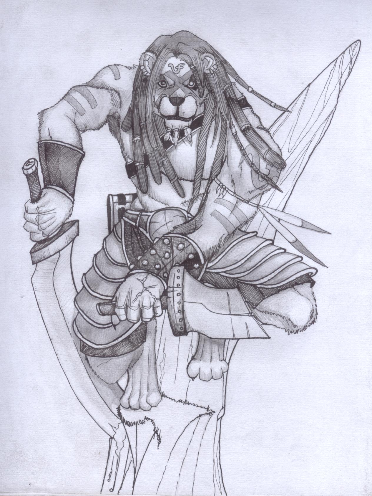 Aslaran Blademaster - Lusternia