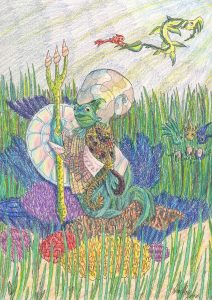 Kelpies on the Shoals, by Shyshaeia