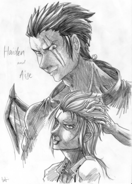 Aise and her Uncle - Lusternia