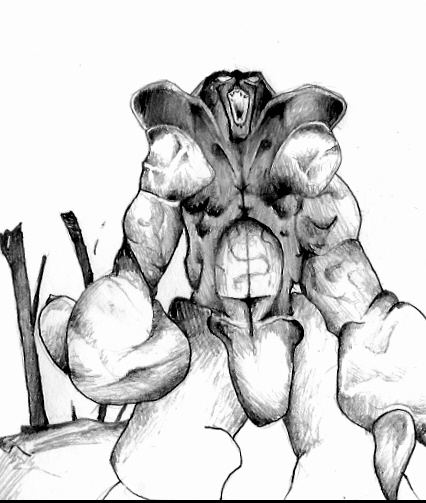 An Enormous Gorgog - Lusternia