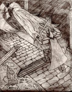 Battle in the Amberle, by Razenth