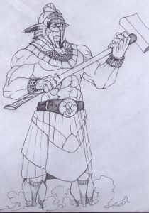 Krokani Bonecrusher, by Lysandus