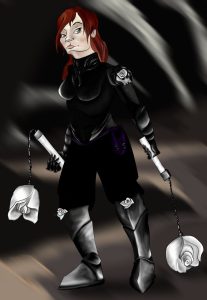 Chieftess Dylara Nimaet, by Kharaen