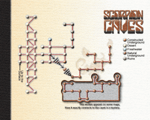 Map of Scorpion Caves, by Steingrim