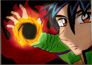 Cosmic fire, by Elyonne