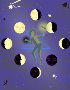 Moon Phases, by Eula