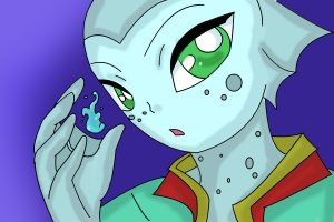 A Merian Aquamancer, by Shiawase