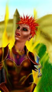 Kalikai, the Crimson Eye, by Lorina