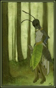 A Bard in Verdant Green, by Saaga