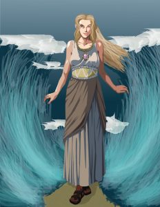 Lady Lorina, the Aquamancer, by Iashe
