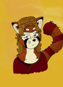Aiyana the Red Panda Furrikin, by Aiyana