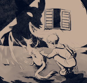 Vrima, Eater of Moths, by Gurashi