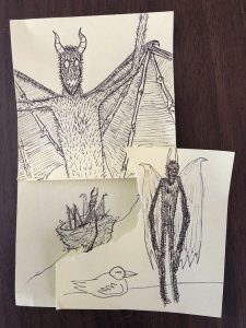 Sketches of Ossifer, by Ossifer