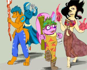 Aquamancers and Pyromancers, by Lorah