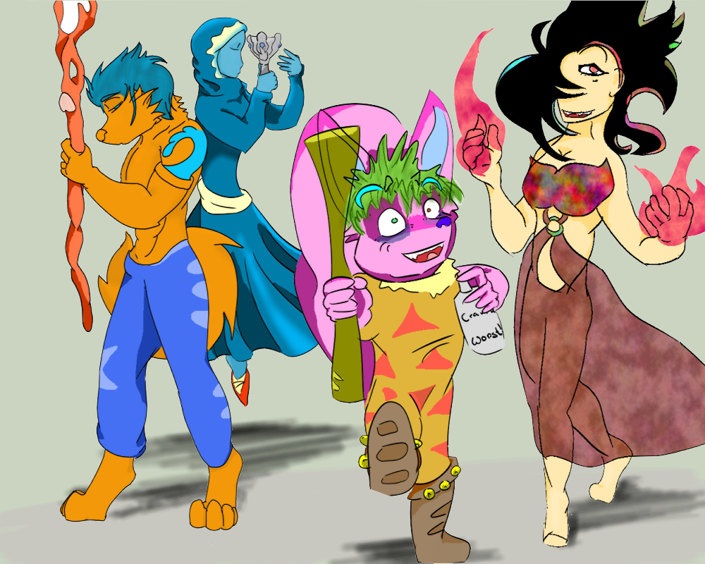 Aquamancers and Pyromancers - Lusternia
