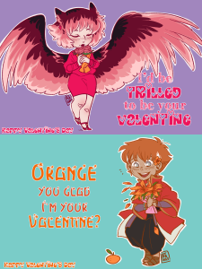 A Couple of Valentines, by Gurashi