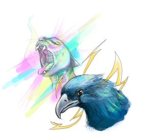 Fata Morgana and Belenus, by Phoebus