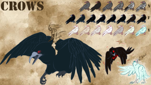 Reference for Guild Beasts: Crows, by Kyalrhin