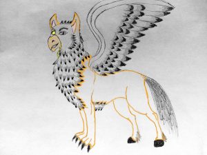 Apheliotes the Hippogriff, by Nyxx