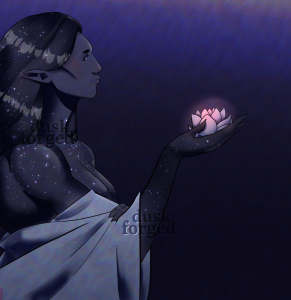 Mother Night and Her Lotus, by Esei