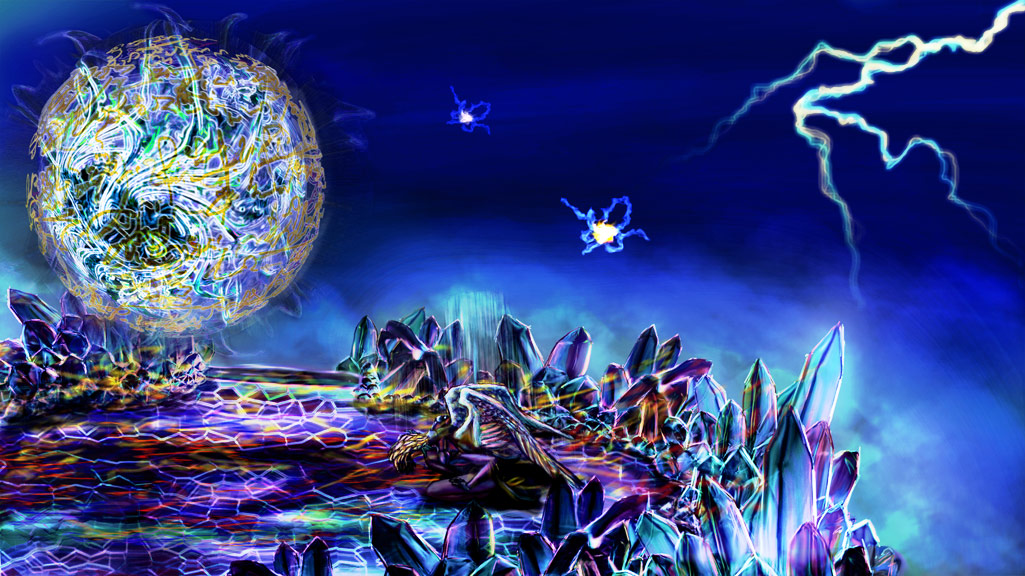 Over the edge of the Transphenortex Grid, by Tempeste