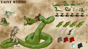 Taint Wyrms, by Kyalrhin
