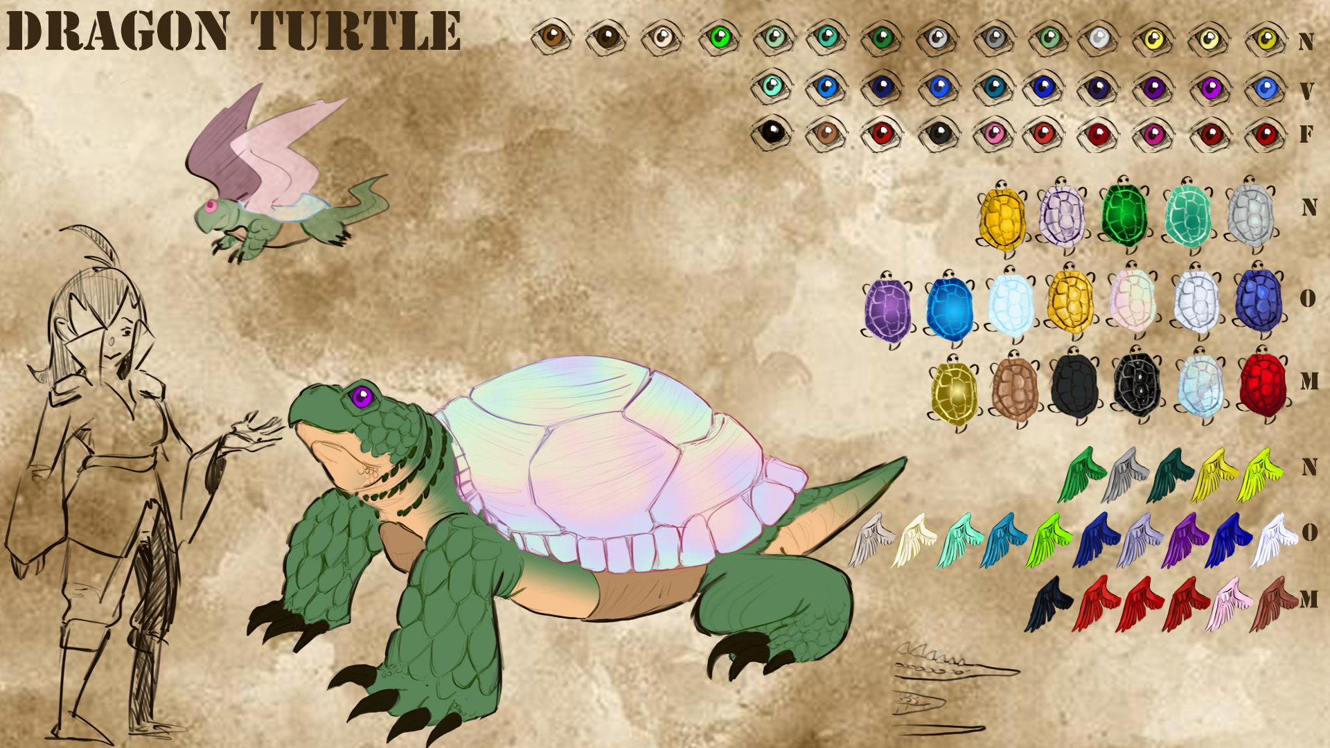 Dragon Turtles, by Kyalrhin
