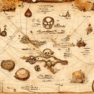 A treasure hunt map